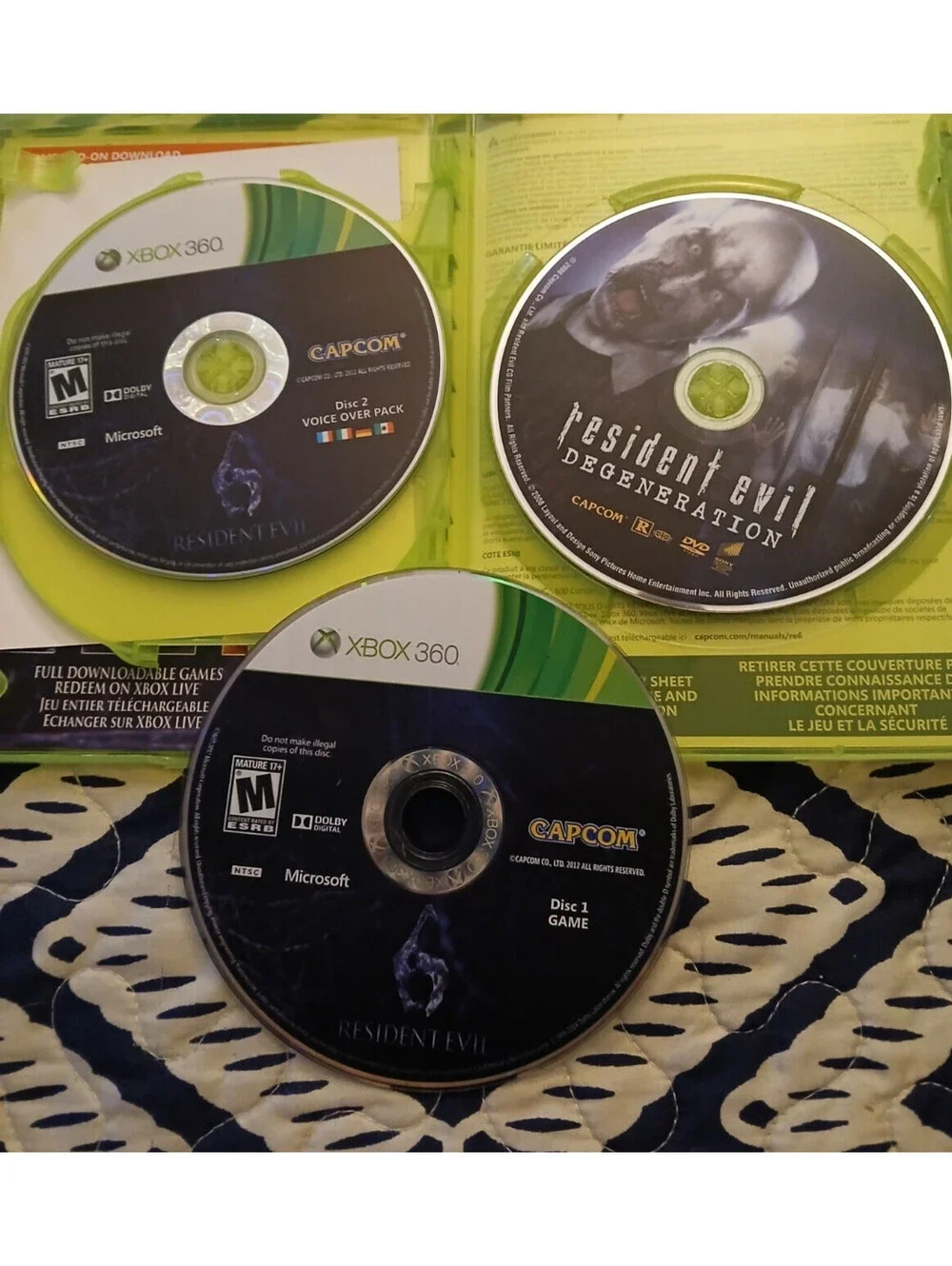 Resident Evil 6 Archives (Microsoft Xbox 360, 2012)